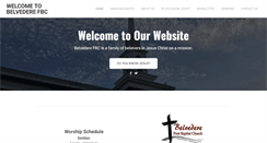 Desktop Screenshot of belvederefbc.org